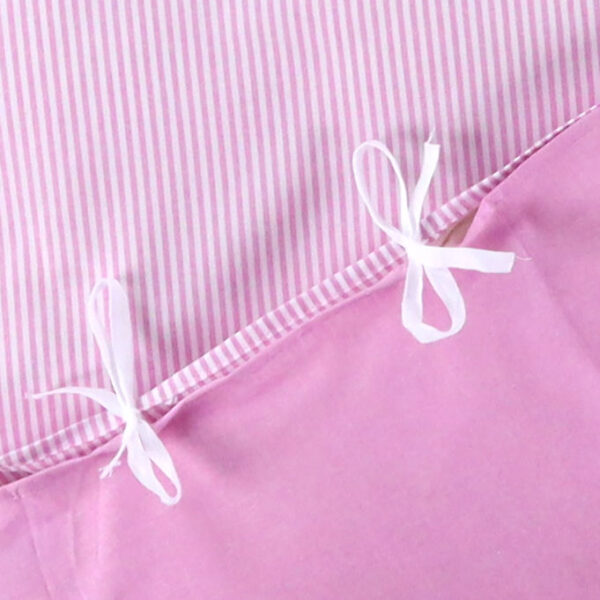 Nørgaard Madsens Sengetøj - Junior - Hvid m. Pink Striber