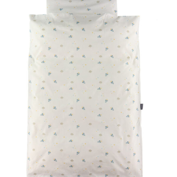 Nørgaard Madsens Sengetøj - Junior- Off-White m. Raketter