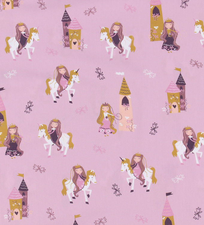 Nørgaard Madsens Sengetøj - Poplin - Junior - Lilla m. Prinsesse