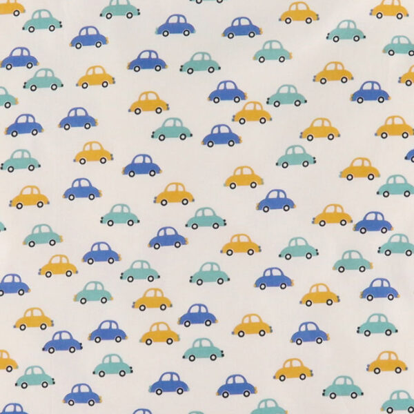 Nørgaard Madsens Sengetøj - Poplin - Voksen - Hvid m. Biler