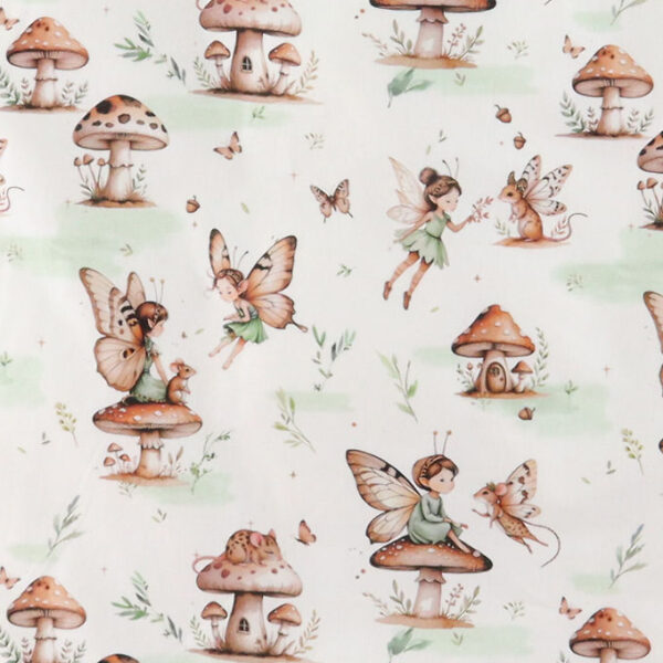 Nørgaard Madsens Sengetøj - Poplin - Voksen - Hvid m. Klokkeblom