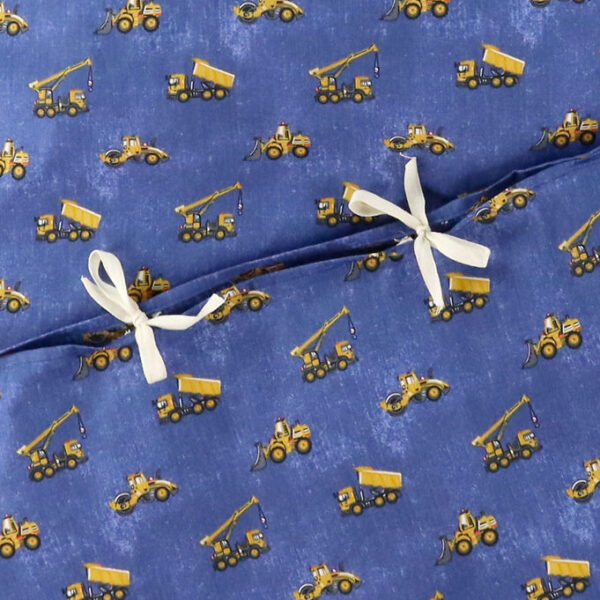 Nørgaard Madsens Sengetøj - Voksen - Blå m. Arbejdsmaskiner