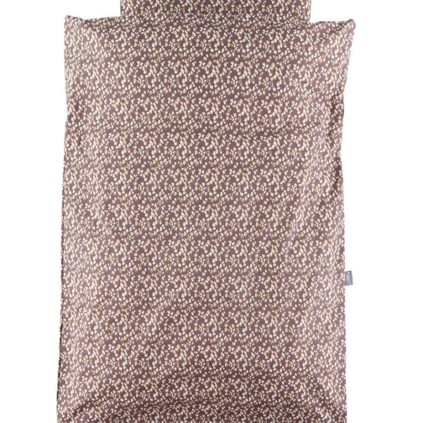 Nørgaard Madsens Sengetøj - Voksen - Brun m. Guld/Brune Prikker