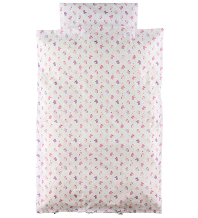 Nørgaard Madsens Sengetøj - Voksen - Hvid m. Enhjørning Hoved