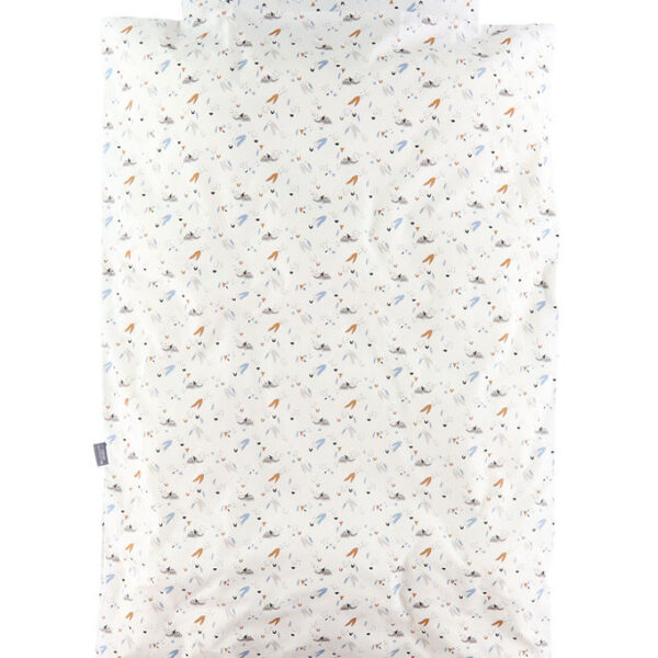 Nørgaard Madsens Sengetøj - Voksen - Hvid m. Lille Panda/Blade