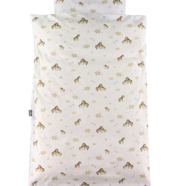 Nørgaard Madsens Sengetøj - Voksen - Hvid m. Ponyer