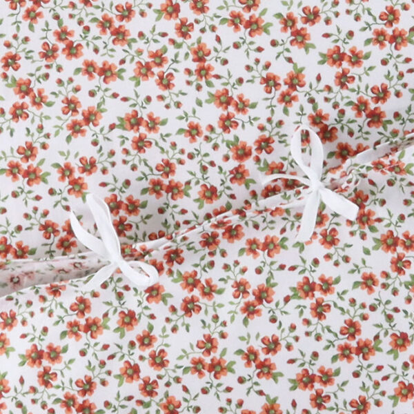 Nørgaard Madsens Sengetøj - Voksen - Hvid m. Røde Blomster