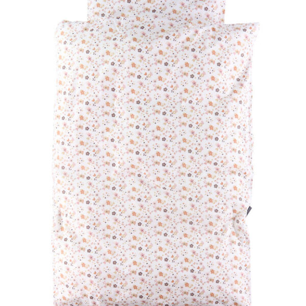 Nørgaard Madsens Sengetøj - Voksen - Hvid m. Rosa Blomster