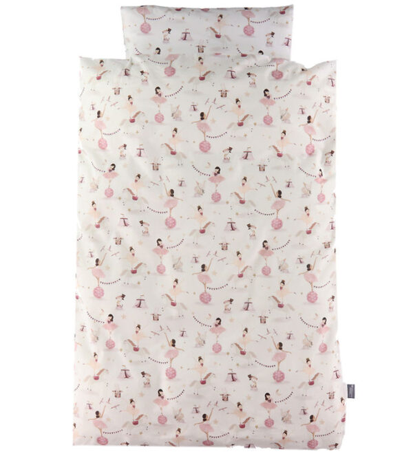 Nørgaard Madsens Sengetøj - Voksen - Off-White m. Blommefarvet B Nørgaard Madsens Sengetøj - Voksen - Off-White m. Blommefarvet B