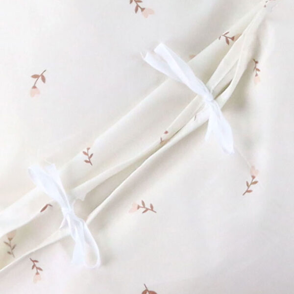 Nørgaard Madsens Sengetøj - Voksen - Off White m. Mauve Blomster