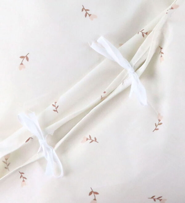 Nørgaard Madsens Sengetøj - Voksen - Off White m. Mauve Blomster