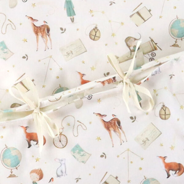 Nørgaard Madsens Sengetøj - Voksen - Off White m. Videnskabsfolk