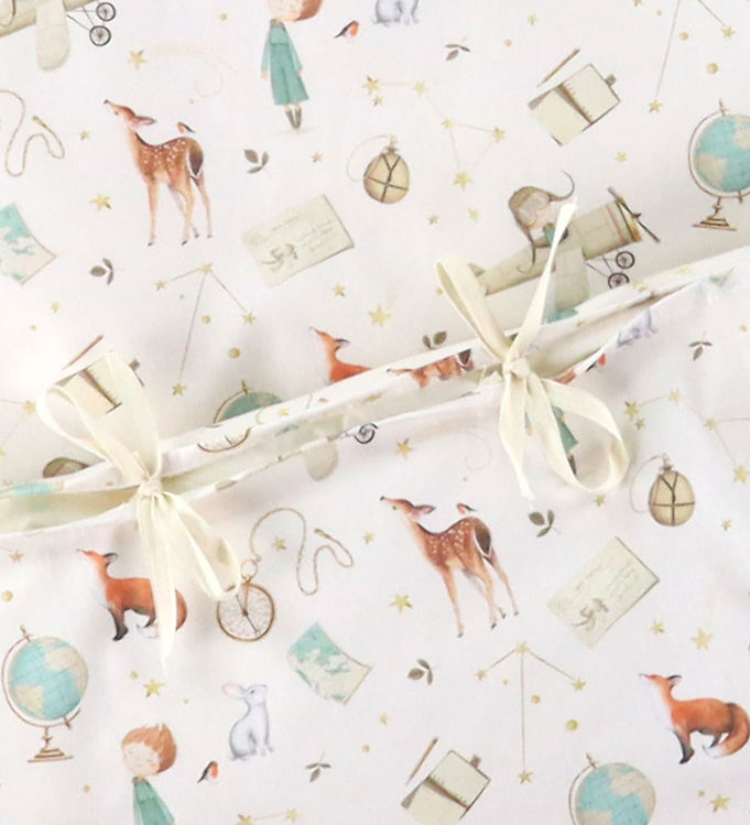 Nørgaard Madsens Sengetøj - Voksen - Off White m. Videnskabsfolk