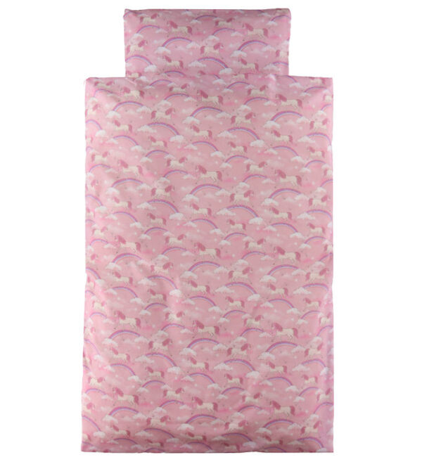 Nørgaard Madsens Sengetøj - Voksen - Pink m. Enhjørning