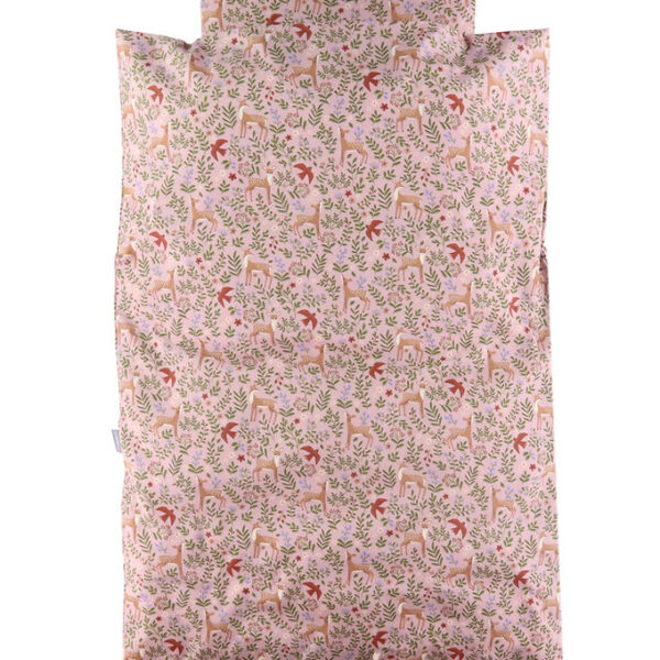 Nørgaard Madsens Sengetøj - Voksen - Rosa m. Bambi/Blomster