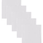 Nørgaard Madsens Stofbleer - 70x70 cm - 5 stk. - Hvid