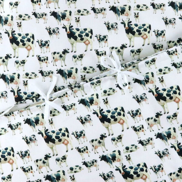 Nørgaards Madsens Sengetøj - Voksen - Hvid m. Køer