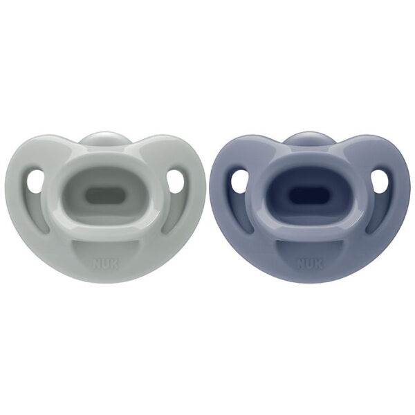 Nuk Sutter - 2-pak - First Choice Soft - Grøn/Blå