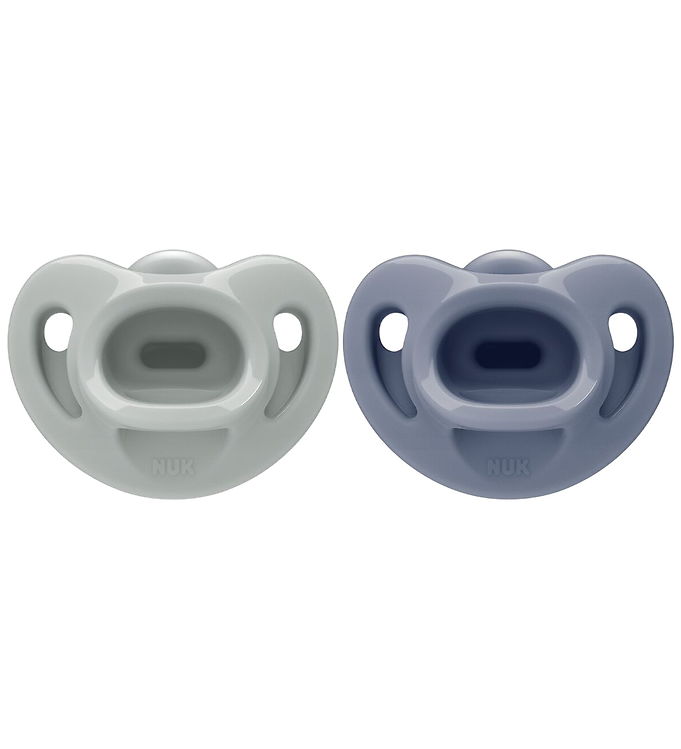 Nuk Sutter - 2-pak - First Choice Soft - Grøn/Blå