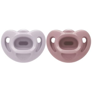 Nuk Sutter - 2-pak - First Choice Soft - Lilla/Rosa
