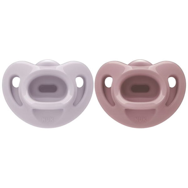 Nuk Sutter - 2-pak - First Choice Soft - Lilla/Rosa Nuk Sutter - 2-pak - First Choice Soft - Lilla/Rosa