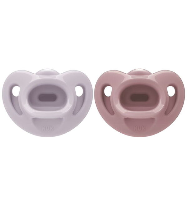 Nuk Sutter - 2-pak - First Choice Soft - Lilla/Rosa Nuk Sutter - 2-pak - First Choice Soft - Lilla/Rosa