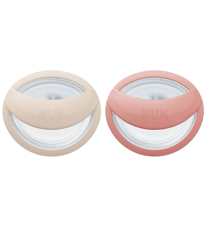 Nuk Sutter - 2-pak - Perfect Match - Beige/Rød Nuk Sutter - 2-pak - Perfect Match - Beige/Rød