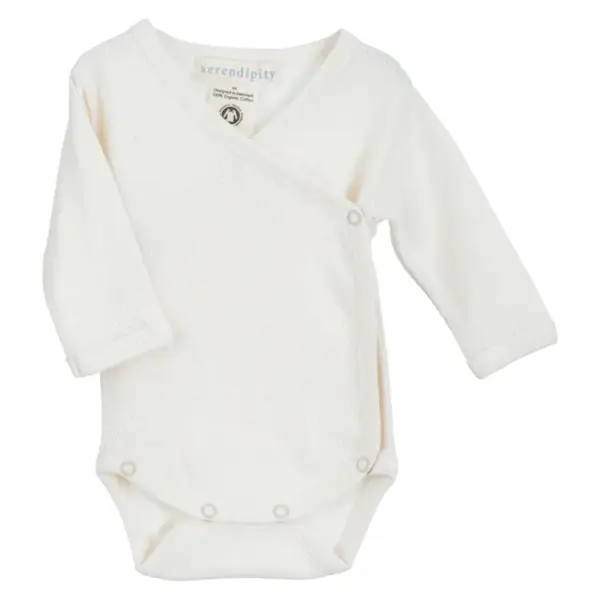 Nyfødt Slå-om Body - Off white - 62