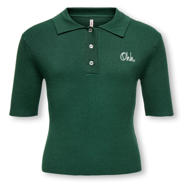 ONLY KIDS Strik Poloshirt Natascha Pineneedle