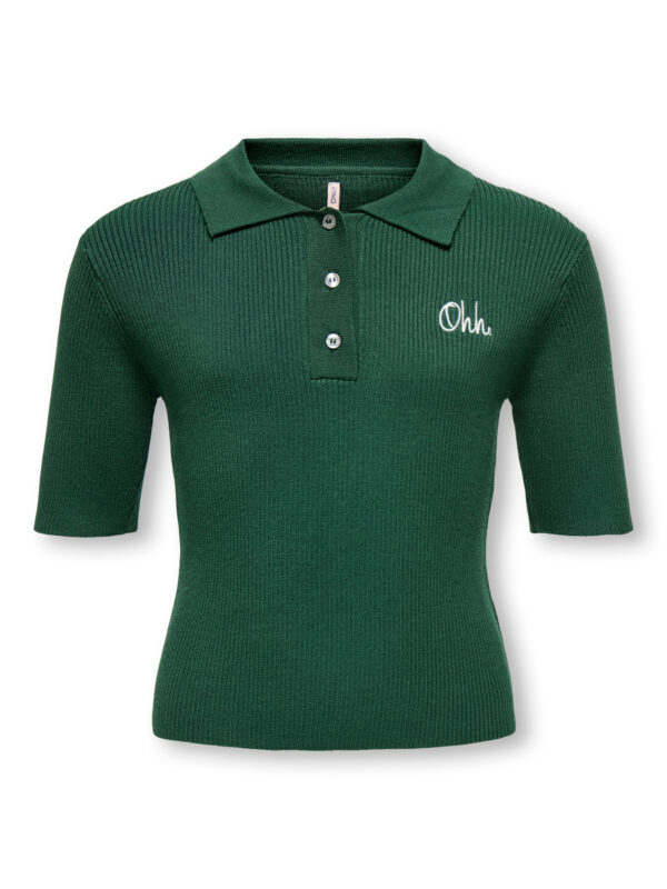 ONLY KIDS Strik Poloshirt Natascha Pineneedle