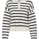 ONLY Strik Poloshirt Lucy Black And White