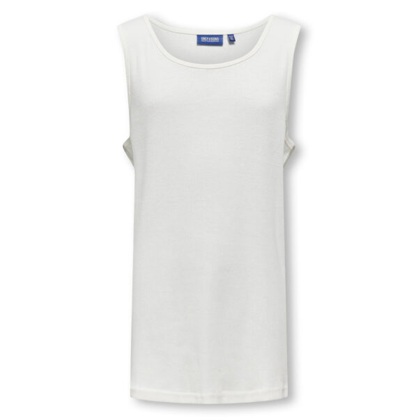 ONLY & SONS Rib Tanktop Frank Cloud Dancer
