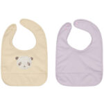 OYOY Hagesmække - 2-pak - Lun Lun Panda - Vanilla/Lavender