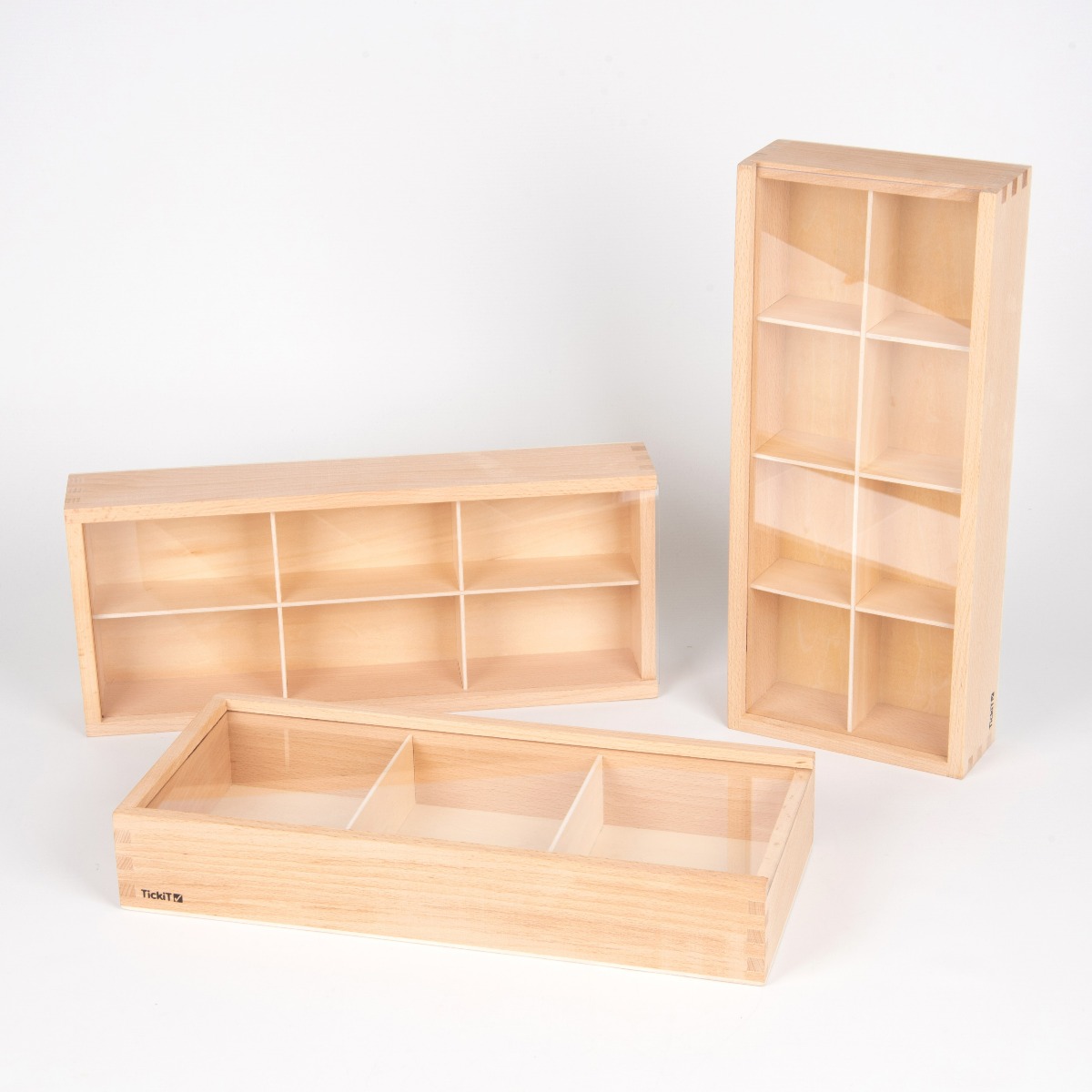 Opdagelsesæsker af træ, 3 stk