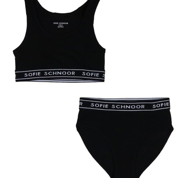 Petit by Sofie Schnoor Undertøj - 2-pak - Top/Hipsters - Sort