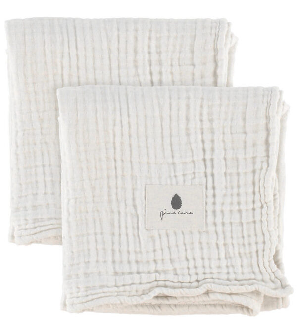 Pine Cone Stofbleer - 2-pak - Kadera - Cream