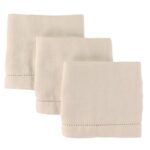 Pine Cone Stofbleer - 70x70 cm - 3-pak - Edith - Cloud