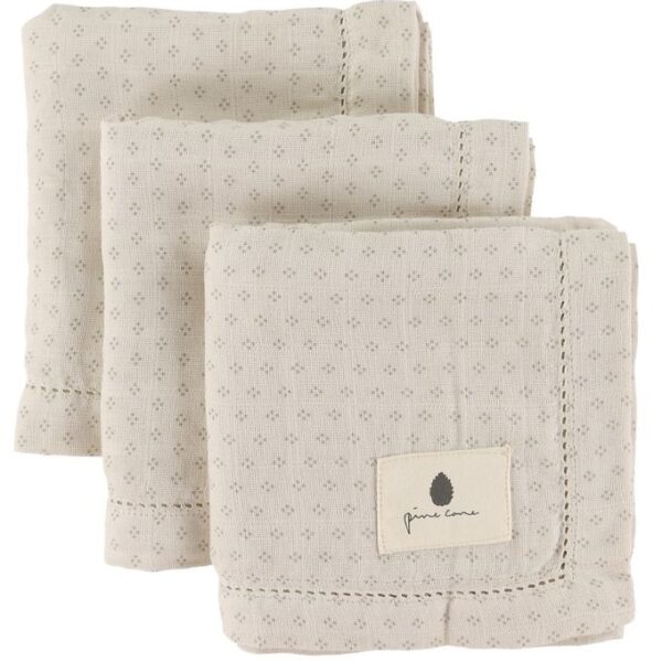 Pine Cone Stofbleer - 70x70 cm - Edith - Natura Dot