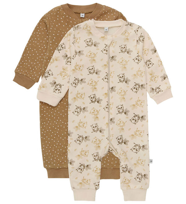 Pippi Baby Heldragter - Natdragter - 2-pak - Whitecap Grey Pippi Baby Heldragter - Natdragter - 2-pak - Whitecap Grey