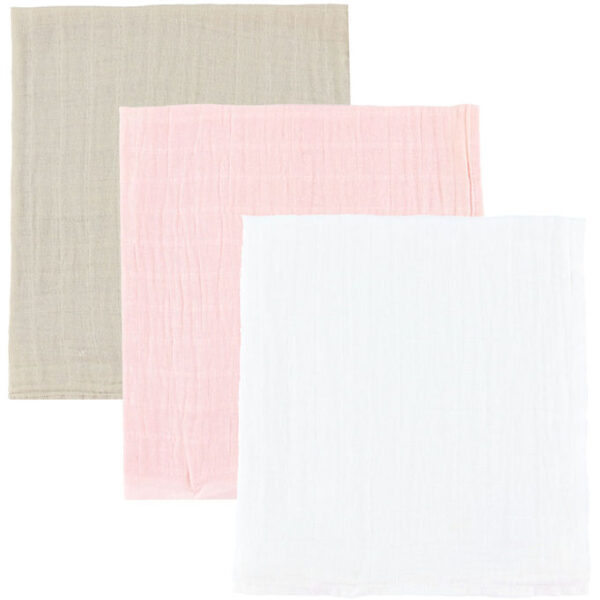 Pippi Stofbleer - 3-pak - 65x65 cm - Veiled Rose