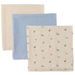 Pippi Stofbleer - 3-pak - 70x70 cm - Celestial Blue