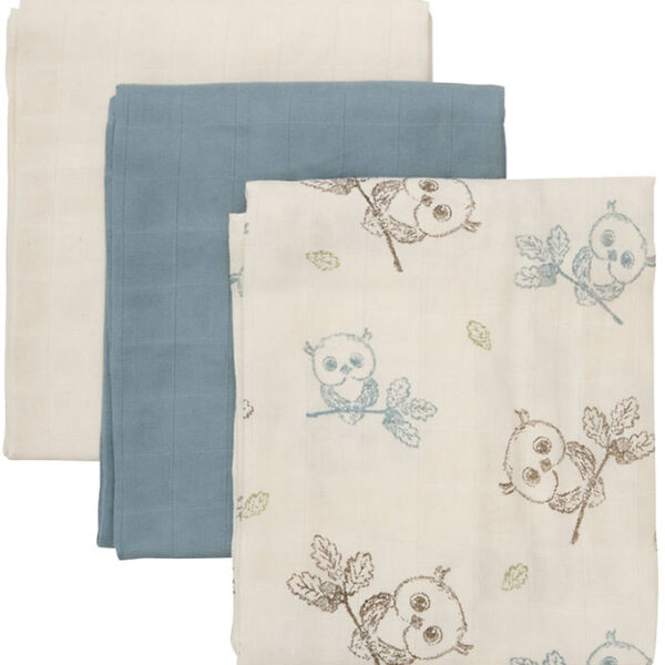 Pippi Stofbleer - 3-pak - 70x70 cm - Metal Mint