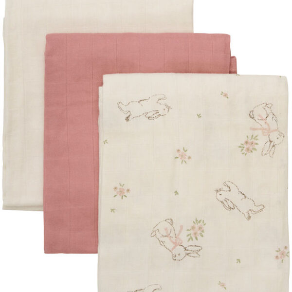 Pippi Stofbleer - 3-pak - 70x70 cm - Rose Tan