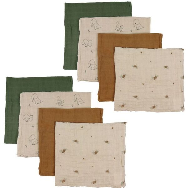 Pippi Stofbleer - 8-Pak - 65x65 cm - Deep Lichen Green