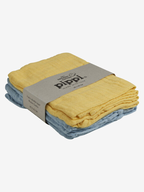 Pippi Stofbleer Ensfarvet (4-pack) - Snapdragon