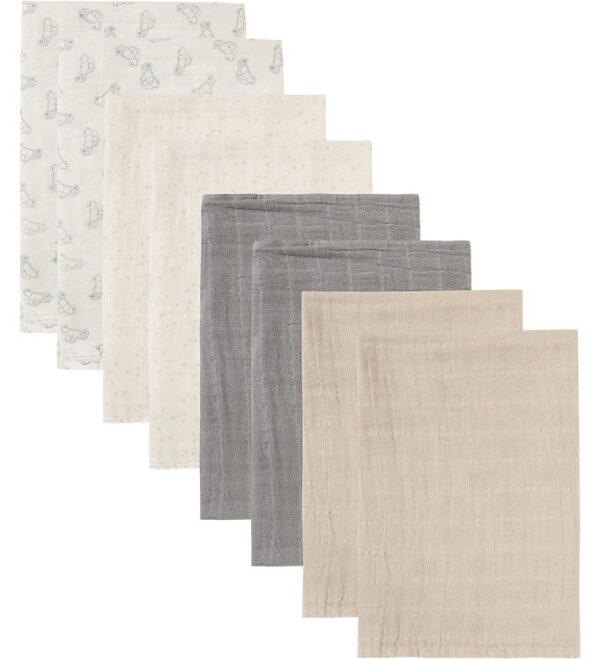 Pippi Stofbleer - Noos - 8-pak - 65x65 cm - Musselin - Alloy