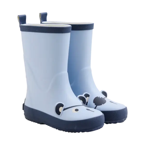 Pirat 3D Gummistøvle - Blue Fog - 26