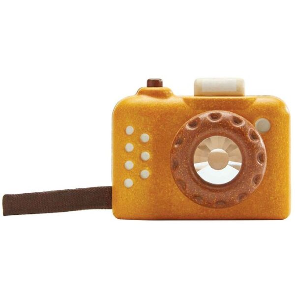 PlanToys Trælegetøj - Mit Første Kamera - Gul