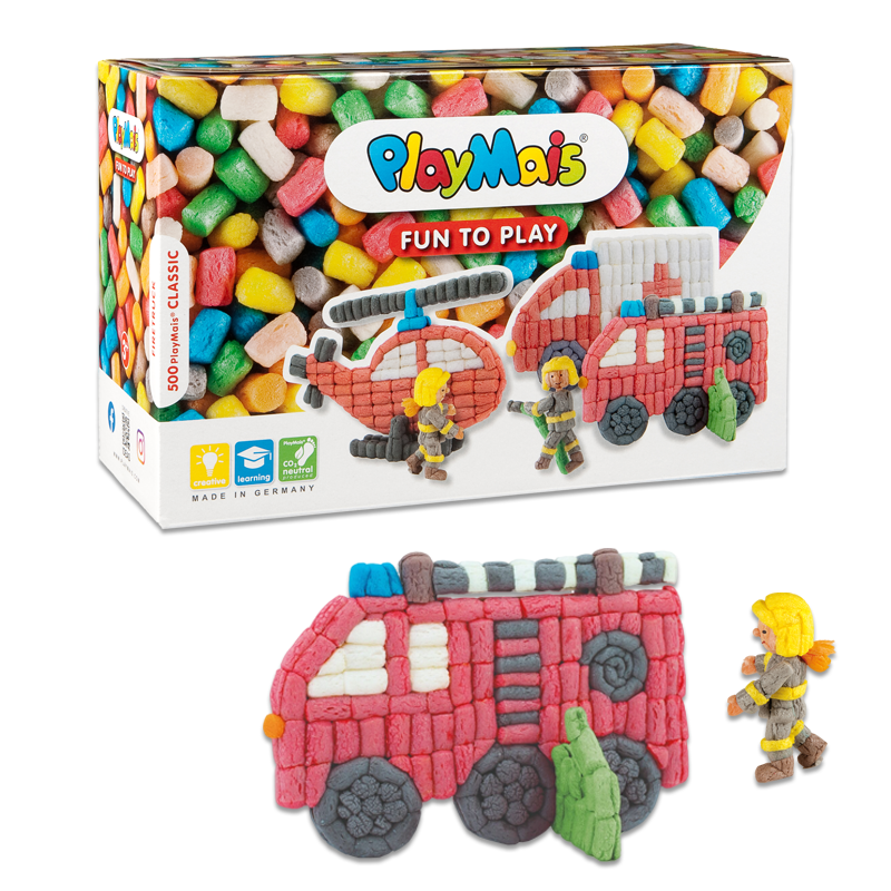 PlayMais Classic Fun To Play - Brandbil, 500 stk