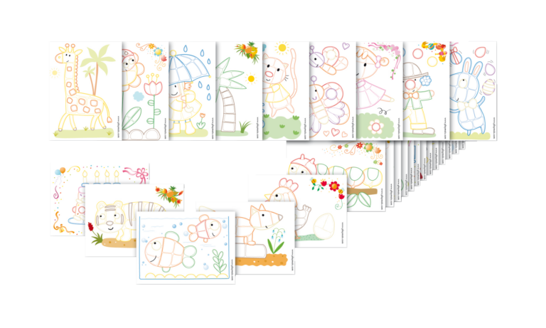 PlayMais tilbehør - Deko-kort, 24 stk